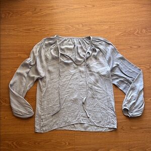 Source Unknown Light Gray Blouse